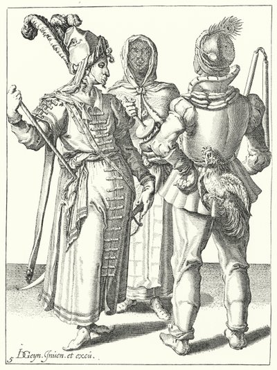 Mascarada (gravura) de Jacques II de Gheyn