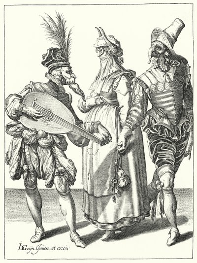Mascarada (gravura) de Jacques II de Gheyn