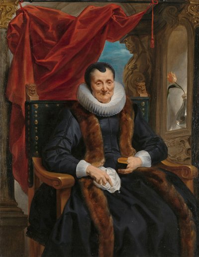 Retrato de Madalena de Cuyper Retrato de Magdalena de Cuyper, mãe de Rogier Le Witer de Jacques Jordaens