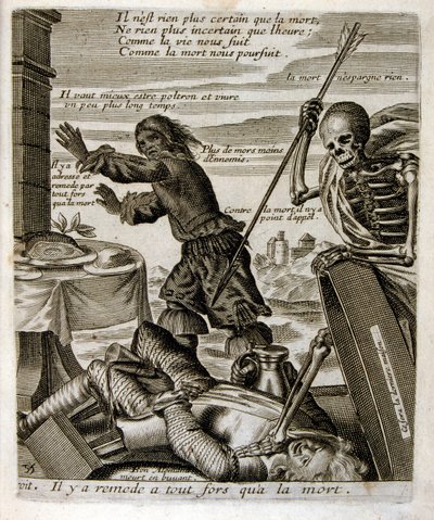 Ilustração de fábulas de Jean de La Fontaine (gravura) de Jacques Lagniet