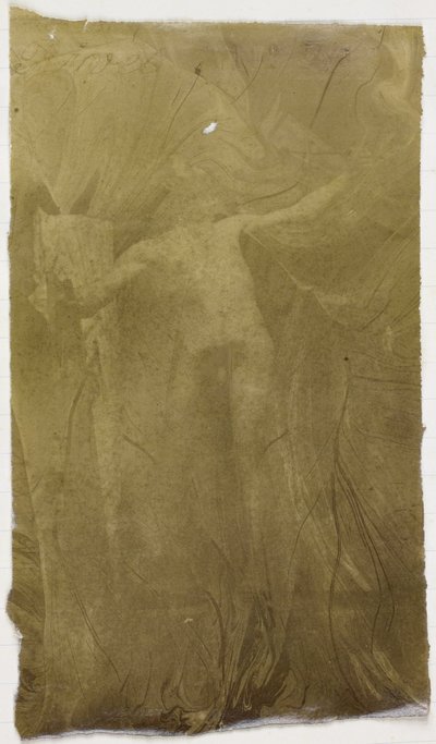 Estudo de um modelo nu masculino, em pé frontal, no estúdio de Jacques de Lalaing de Jacques Lalaing (attributed to)