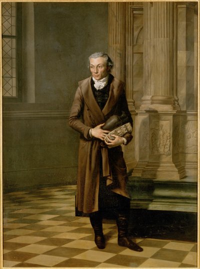 Alexandre Lenoir, fundador do Museu dos Monumentos Franceses (pintura sobre tela) de Jacques Louis David