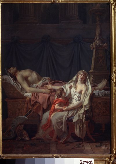 "Andromache mourns Hector". Também chamado "Andromache