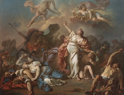 Apolo e Diana atacando os filhos de Niobe de Jacques Louis David