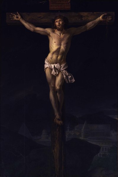 Cristo na Cruz de Jacques Louis David