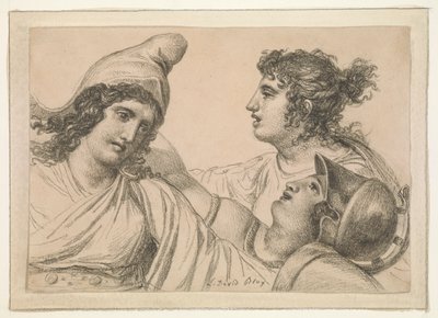Composição com Três Figuras de Jacques Louis David