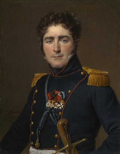 Conde Henri-Amédée-Mercure de Turenne-d "Aynac, 1816 de Jacques Louis David