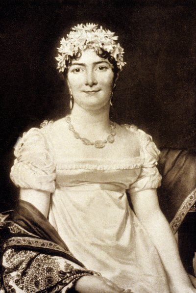 Condessa Alexandrine Daru, esposa de Pierre Daru (gravura) de Jacques Louis David