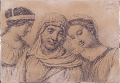 Holandês: Três mulheres de Jacques Louis David