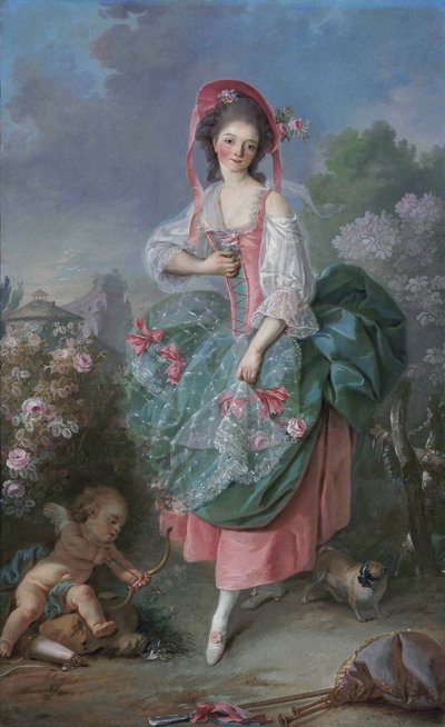 Mademoiselle Guimard como Terpsichore de Jacques Louis David