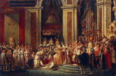Napoleão coroando Josephine de Jacques Louis David