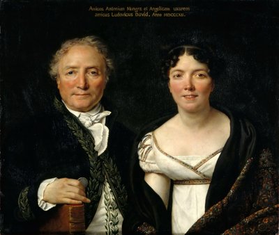 Retrato de Antoine e Angélique Mongez, 1812. de Jacques Louis David