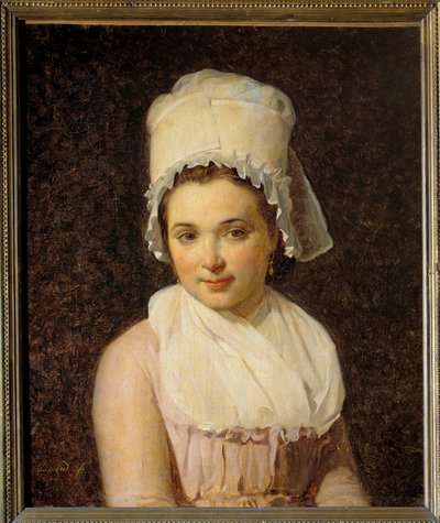 Retrato de Catherine Marie Tallard (1772-1825) esposa de François Lamy, prefeito de Sougeres na Pintura Yonne por Jacques Louis David (1748-1825) 1795 Sun. 0,64x0,54 m - Retrato de Catherine Marie Tallard (1772-1825), esposa de François Lamy, prefeito de S de Jacques Louis David