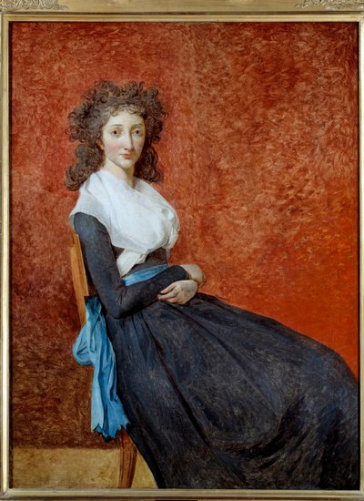 Retrato de Madame Charles Louis Trudaine (1769-1802) Pintura de Jacques Louis David (1748-1825) Sol. 1,30 x 0,98 m de Jacques Louis David