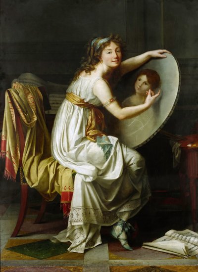 Retrato de Rose Adelaide Ducreux, c. 1800. de Jacques Louis David