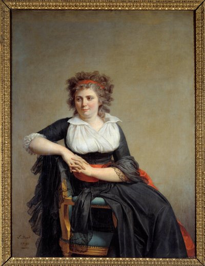Retrato de Jeanne Robertine Rilliet Marquise d