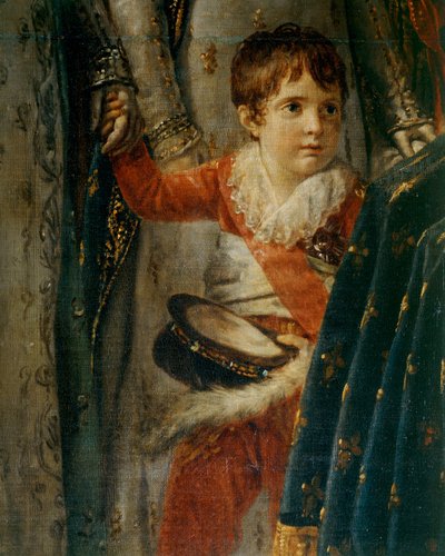 A coroação de Napoleão em Notre-Dame ... de Jacques Louis David