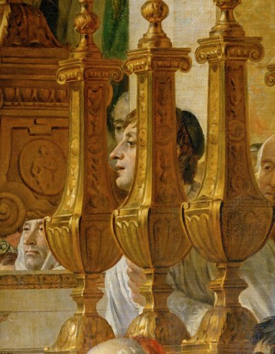 A coroação de Napoleão em Notre-Dame ... de Jacques Louis David