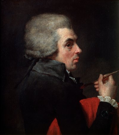 Auto-retrato, c1789. de Jacques Louis David