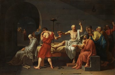 A Morte de Sócrates de Jacques Louis David