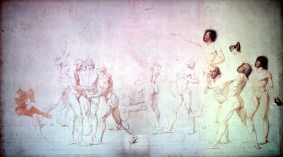 O Juramento na Quadra de Tênis, 1791. de Jacques Louis David