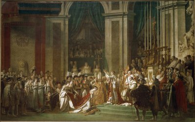 Consagração do Imperador Napoleão I e Coroação da Imperatriz Josefina de Jacques Louis David