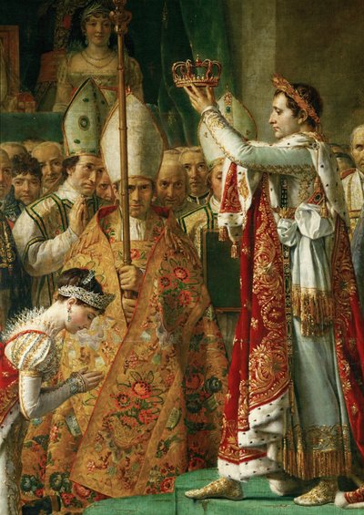 A coroação do imperador Napoleão I Bonaparte ... de Jacques Louis David