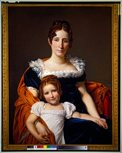 Vicomtesse Vilain XIIII e a sua filha de Jacques Louis David