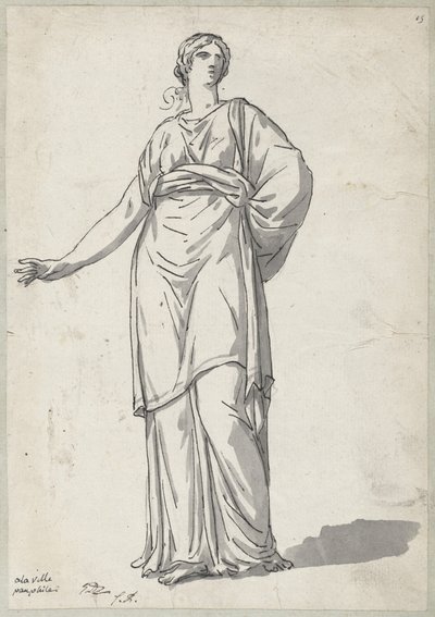 Mulher da Villa Pamphili de Jacques Louis David