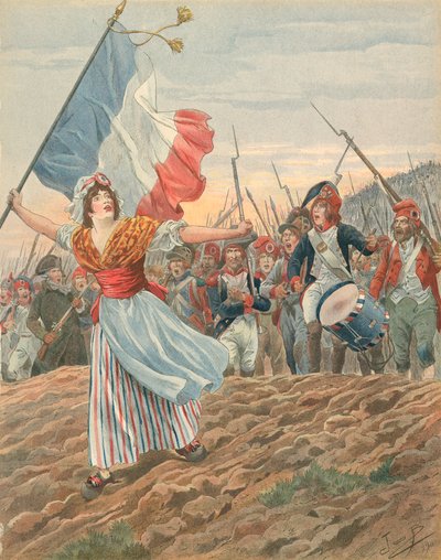 França - A Marselhesa de Jacques Marie Gaston Onfray de Breville (Job)