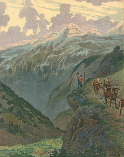 Suíça - canção nacional de Jacques Marie Gaston Onfray de Breville (Job)