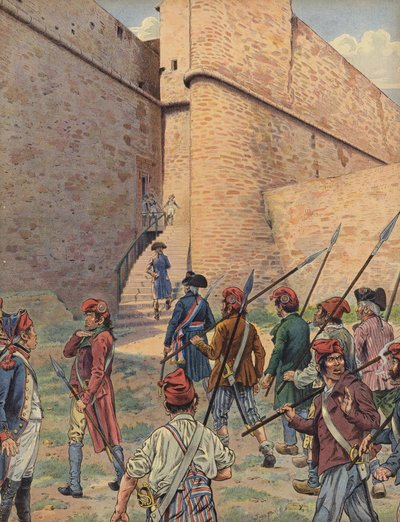O forte quadrado em Antibes de Jacques Marie Gaston Onfray de Breville (Job)