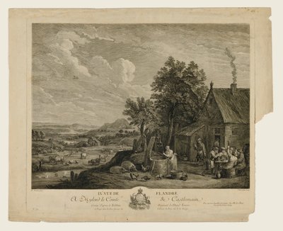 IX Vista da Flandres de Jacques Philippe Le Bas