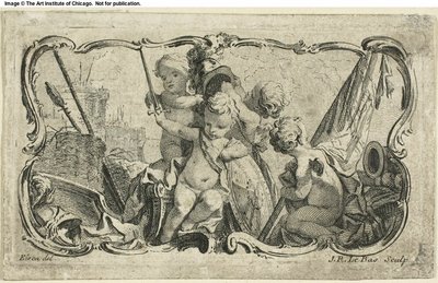 Putti em guerra de Jacques Philippe Le Bas