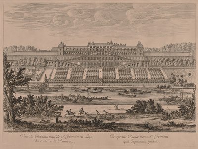 Castelo de St. Germain en Laye do rio de Jacques Rigaud