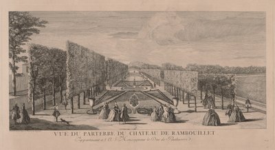Jardim de flores do Chateau Rambouillet de Jacques Rigaud