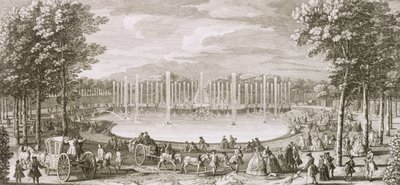 Vista, de, a, fonte netuno, versalhes de Jacques Rigaud