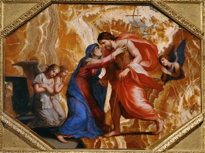 Jesus Christ recoit la Vierge dans le ciel - Cristo recebe a Virgem no Céu ... de Jacques Stella