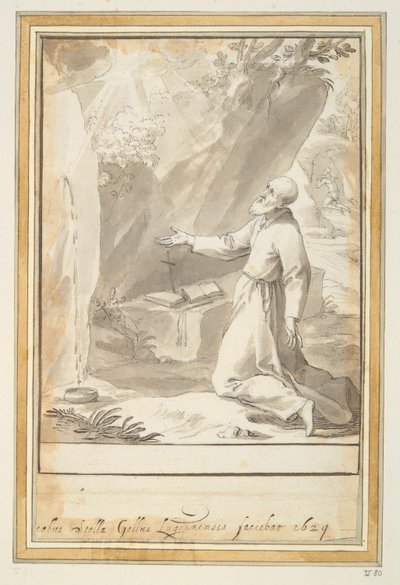 São Filipe a rezar de Jacques Stella