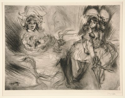 Em visita (Visitantes) de Jacques Villon