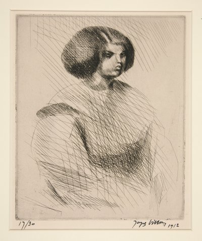 La petite mul?tresse (Mulato Jovem) de Jacques Villon