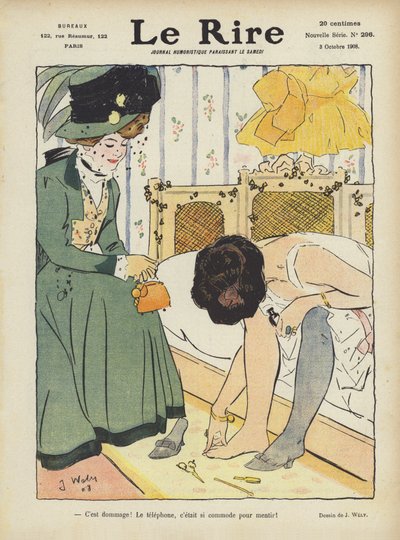 Ilustração para o riso de Jacques Wely