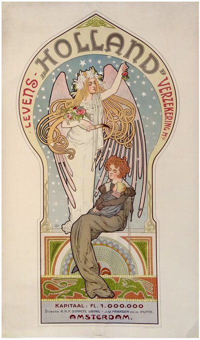 Seguro de Vida Holanda, c. 1910. de Jacques Zon