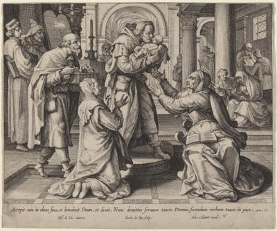 Apresentação no Templo de Jacques de Bie after Maarten