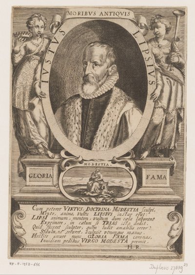 Retrato de Justus Lipsius de Jacques de Fornazeris
