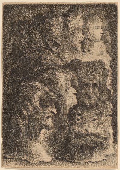Cabeças Fantásticas de Jacques de Gheyn III
