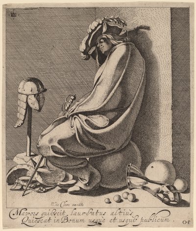 Marte dormindo de Jacques de Gheyn III