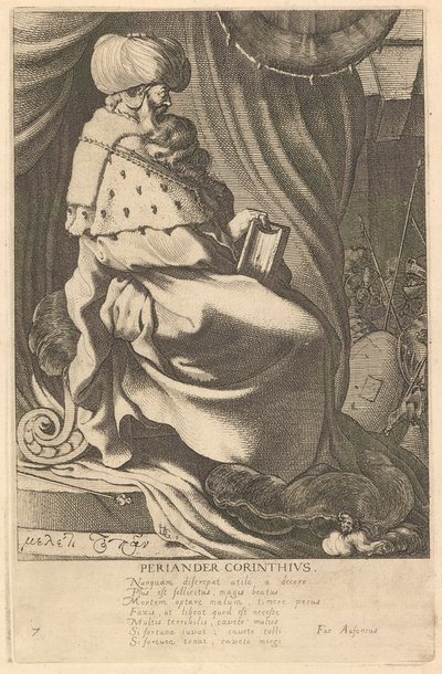 Periander Corinthius, #7 da série Os Sete Sábios da Grécia de Jacques de Gheyn III