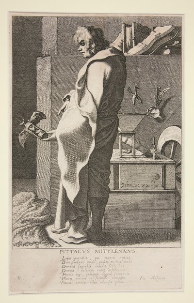 Pittacus Mytilenaeus, #4 da série The Seven Wise Men of Greece de Jacques de Gheyn III