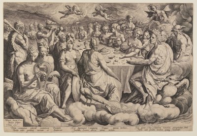 Banquete dos Deuses de Jacques de Gheyn II
